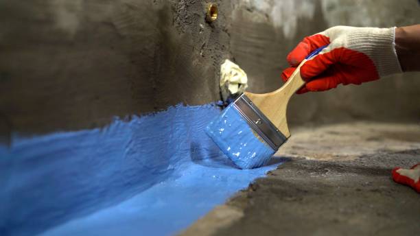 Commercial Waterproofing project at a Ransomville, NY business property by SJ Waterproofing Pros